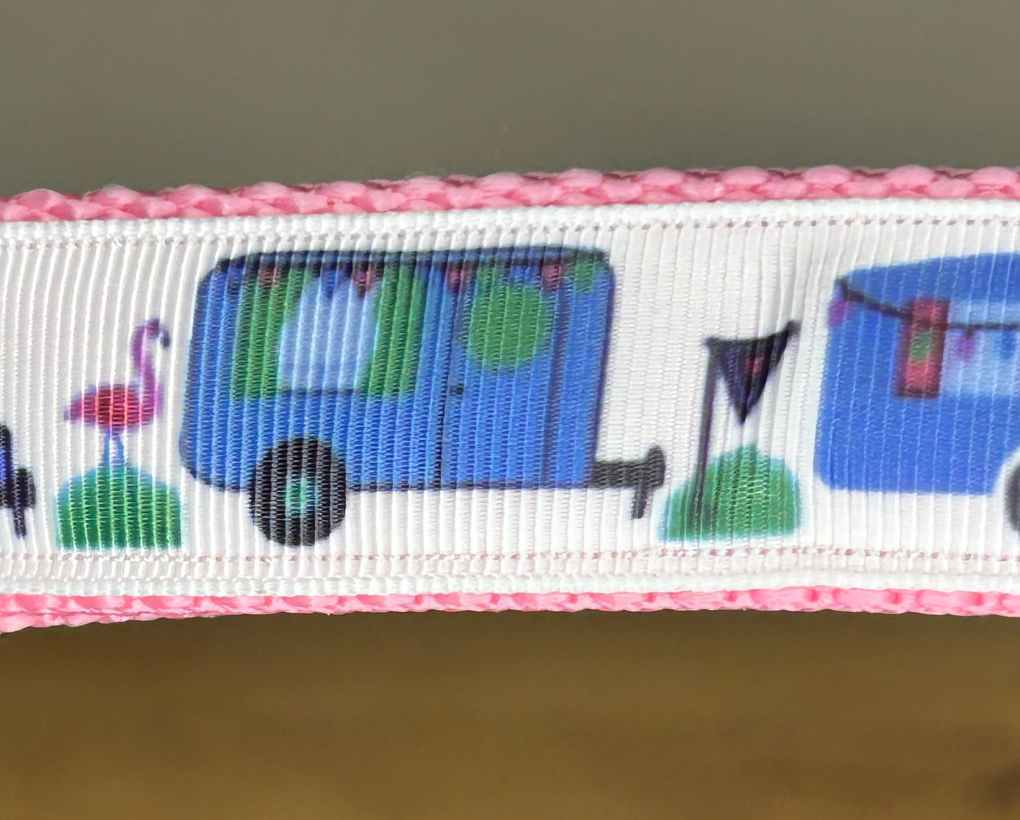 Happy Camper Keychain / Handle