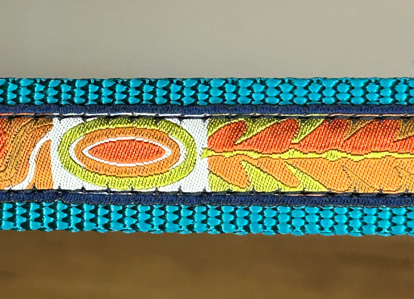 Green Pattern Keychain / Handle