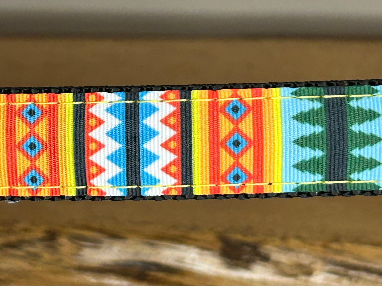 Red Aztec Keychain / Handle