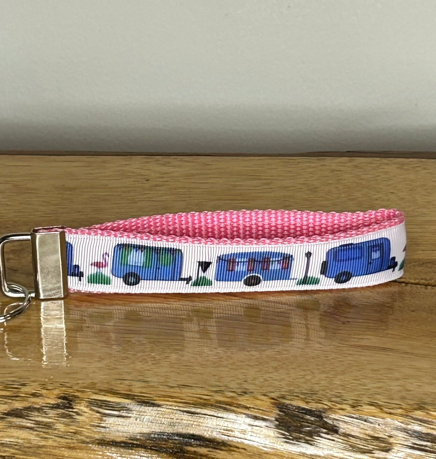 Happy Camper Keychain / Handle