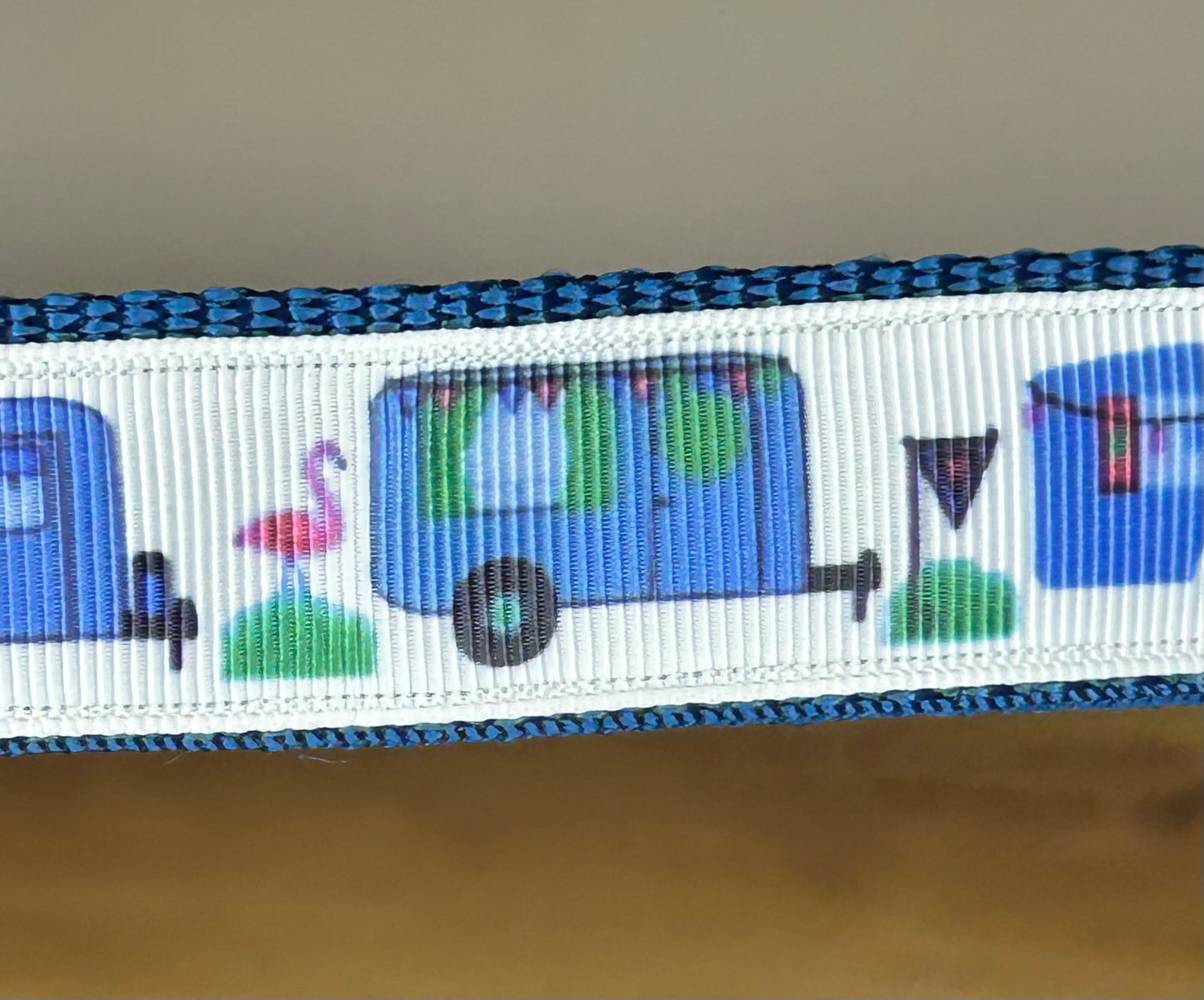 Happy Camper Keychain / Handle