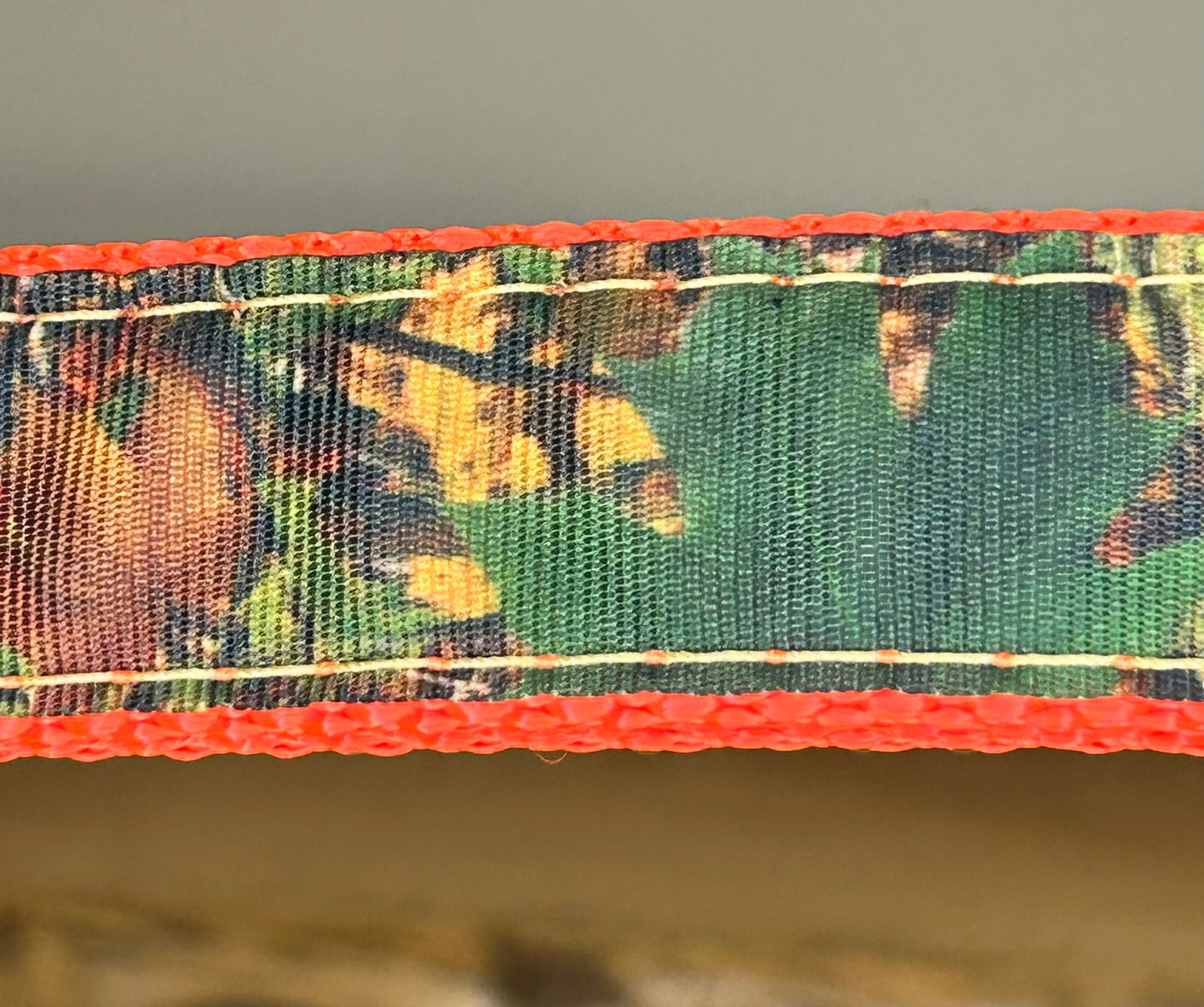 Camo & Orange Keychain / Handle