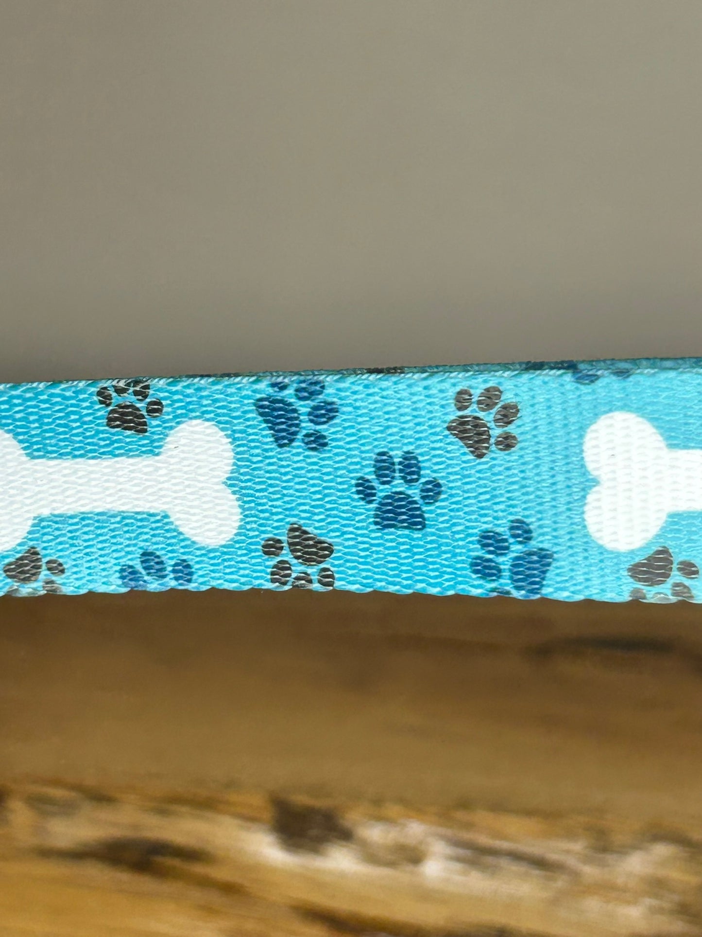 Blue Puppy Bones Keychain / Handle