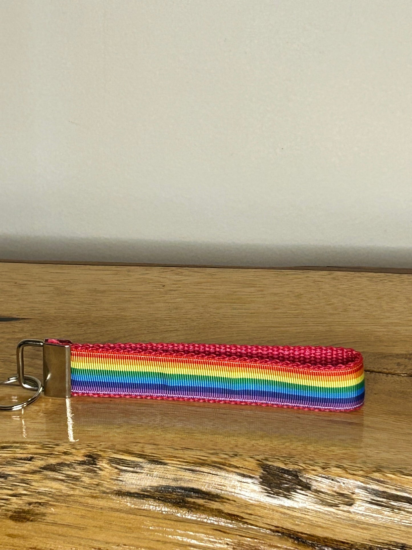 Rainbow Stripe Keychain / Handle