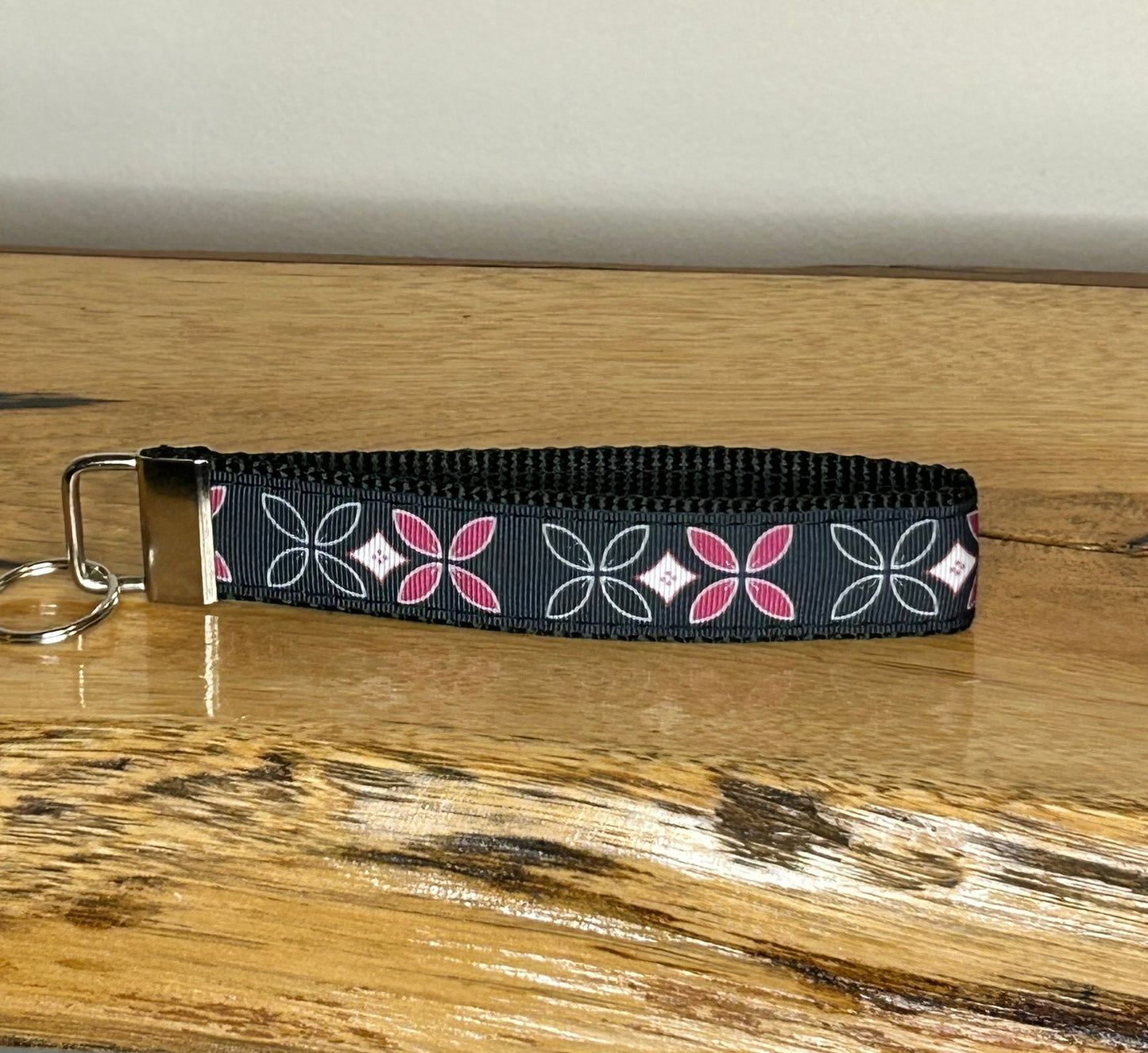 Black & Pink Keychain / Handle