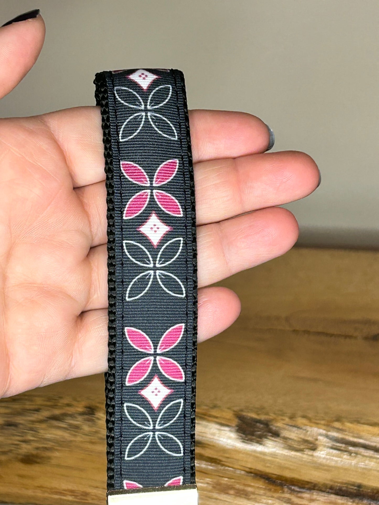 Black & Pink Keychain / Handle