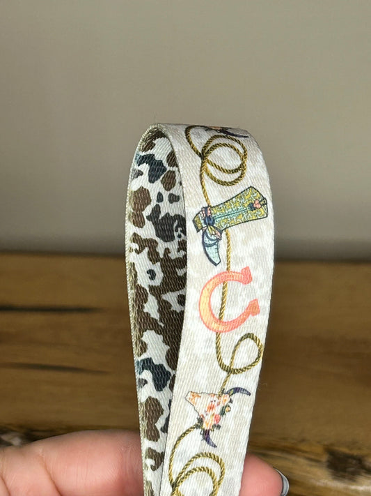 Cowgirl Keychain / Handle