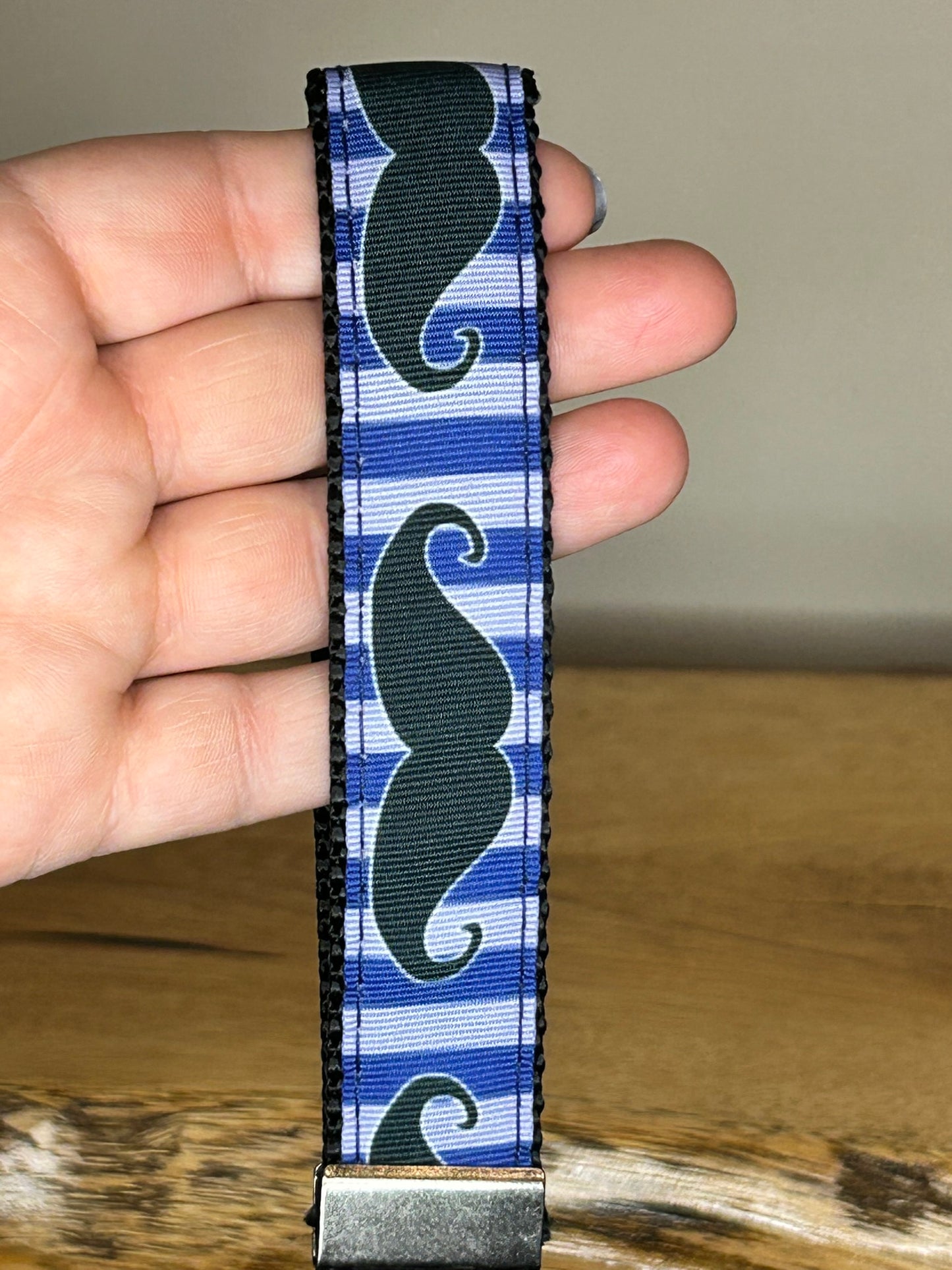 Mustache you a question Keychain / Handle