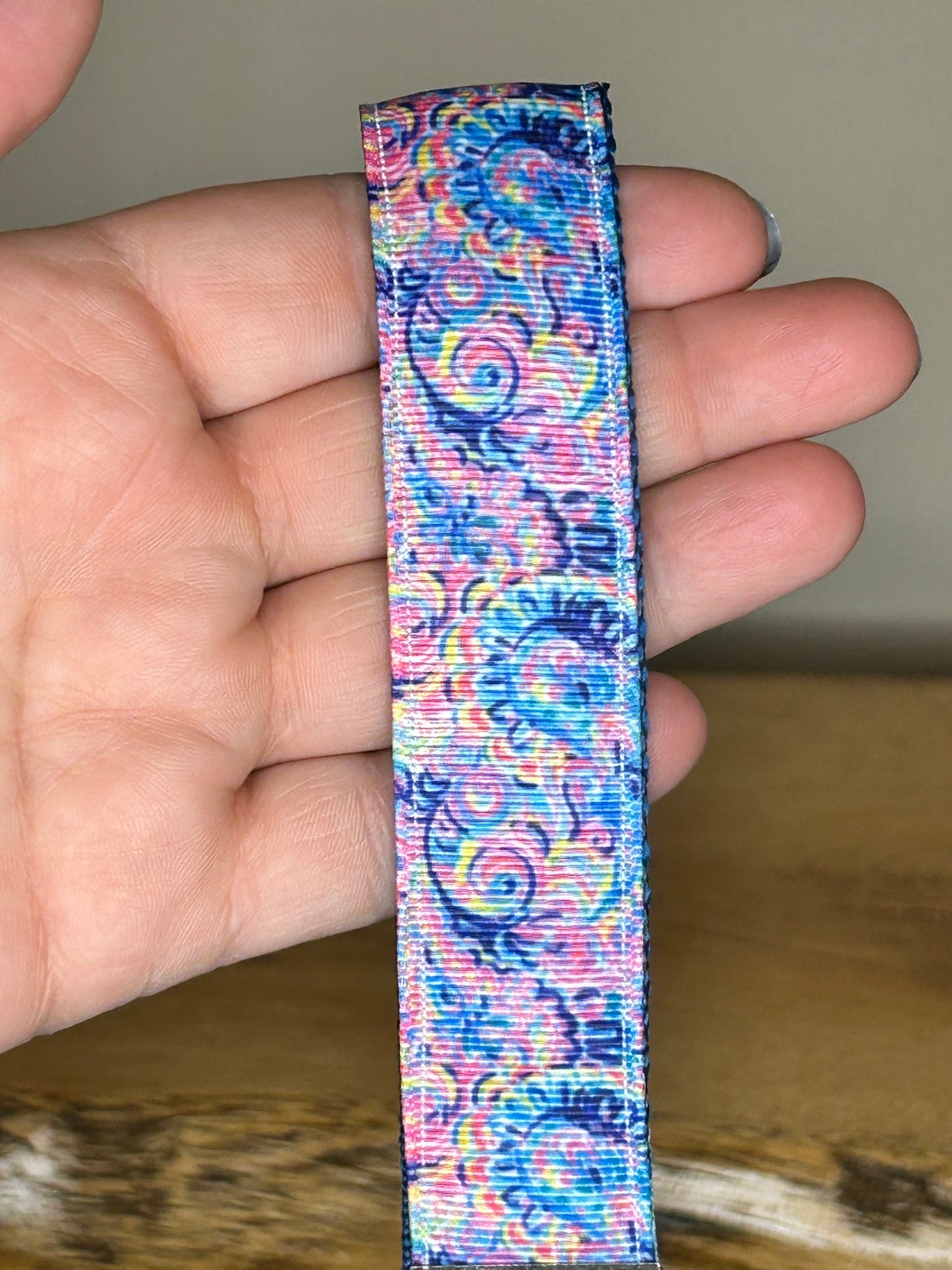 Colorful Paisley Keychain / Handle